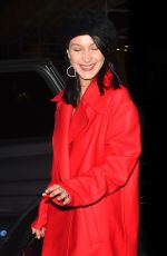 BELLA HADID Night Out in Paris 02/27/2017