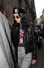 BELLA HADID Out in Milan 02/23/2017