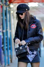 BELLA HADID Out in New York 02/04/2017