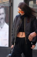 BELLA HADID Out in New York 02/06/2017