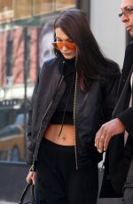 BELLA HADID Out in New York 02/06/2017