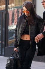 BELLA HADID Out in New York 02/06/2017