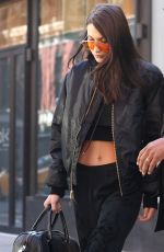 BELLA HADID Out in New York 02/06/2017