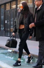 BELLA HADID Out in New York 02/06/2017