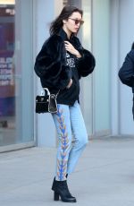 BELLA HADID Out in New York 02/14/2017