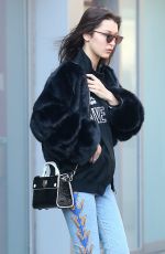 BELLA HADID Out in New York 02/14/2017