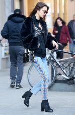 BELLA HADID Out in New York 02/14/2017