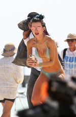 BELLA THORNE and Friends in Bikinis at a Beach in Cancun 02/16/2017