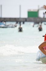 BELLA THORNE and Friends in Bikinis at a Beach in Cancun 02/16/2017