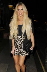 BIANCA GASCOIGNE Night Oight in London 02/07/2017