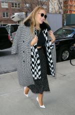 BLAKE LIVELY Arrives at Her Hotel in New York 02/15/2017