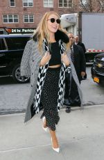 BLAKE LIVELY Arrives at Her Hotel in New York 02/15/2017