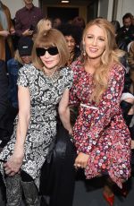 BLAKE LIVELY at Michael Kors Fashion Show at New York Fashion Week 02/15/2017