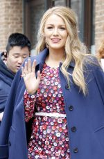 BLAKE LIVELY Leave Her Hotel in New York 02/15/2017