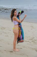 BLANCA BLANCO at a Beach in Malibu 02/05/2017