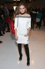 BREC BASSINGER at Marcel Ostertag Fashion Show in New York 02/12/2017
