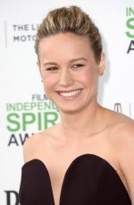 BRIE LARSON at 2017 Film Independent Spirit Awards in Santa Monica 02/25/2017