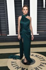 BRIE LARSON at 2017 Vanity Fair Oscar Party in Beverly Hills 02/26/2017