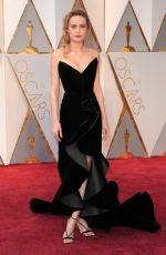BRIE LARSON at 89th Annual Academy Awards in Hollywood 02/26/2017
