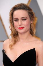 BRIE LARSON at 89th Annual Academy Awards in Hollywood 02/26/2017