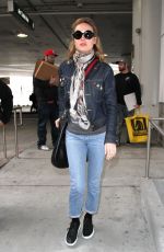 BRIE LARSON at Los Angeles International Airport 02/27/2017