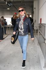 BRIE LARSON at Los Angeles International Airport 02/27/2017