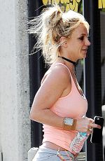 BRITNEY SPEARS at a Dance Studio in Los Angeles 02/25/2017
