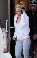 BRITNEY SPEARS at a Dance Studio in Los Angeles 02/25/2017