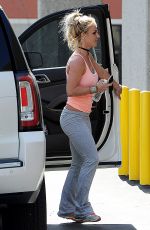 BRITNEY SPEARS at a Dance Studio in Los Angeles 02/25/2017