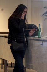 BROOKE SHIELDS Out for Ccoffee in New York 02/17/2017