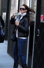 BROOKE SHIELDS Out for Ccoffee in New York 02/17/2017