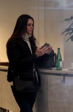 BROOKE SHIELDS Out for Ccoffee in New York 02/17/2017