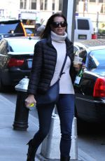 BROOKE SHIELDS Out for Ccoffee in New York 02/17/2017