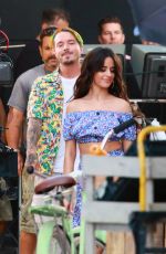 CAMILA CABELLO on the Set of J. Balvin