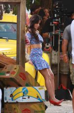 CAMILA CABELLO on the Set of J. Balvin
