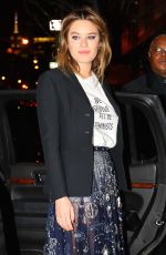 CAMILLE ROWE Night Out in New York 01/31/2017