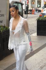 CARDI B Out and About in New York 01/31/2017