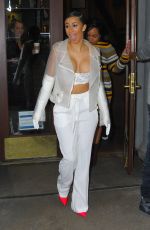 CARDI B Out and About in New York 01/31/2017