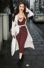 CARLA HOWE Out and About in London 02/25/2017