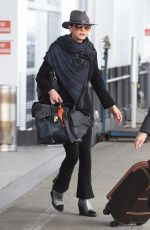 CATHERINE ZETA JONES at JFK Airport in New York 02/03/2017