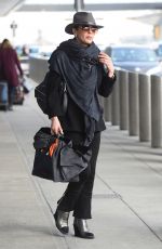 CATHERINE ZETA JONES at JFK Airport in New York 02/03/2017