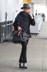 CATHERINE ZETA JONES at JFK Airport in New York 02/03/2017