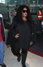 CHAKA KHAN at LAX Airport in Los Angeles 02/17/2017