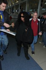 CHAKA KHAN at LAX Airport in Los Angeles 02/17/2017