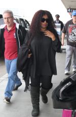 CHAKA KHAN at LAX Airport in Los Angeles 02/17/2017