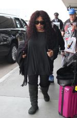 CHAKA KHAN at LAX Airport in Los Angeles 02/17/2017