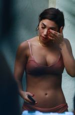 CHANTEL JEFFRIES in Bikini at a Pool in Miami 02/20/2017