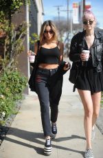 CHANTELL JEFFRIES Leaves Fred Segal in West Hollywood 02/13/2017