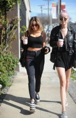 CHANTELL JEFFRIES Leaves Fred Segal in West Hollywood 02/13/2017
