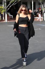 CHANTELL JEFFRIES Leaves Fred Segal in West Hollywood 02/13/2017